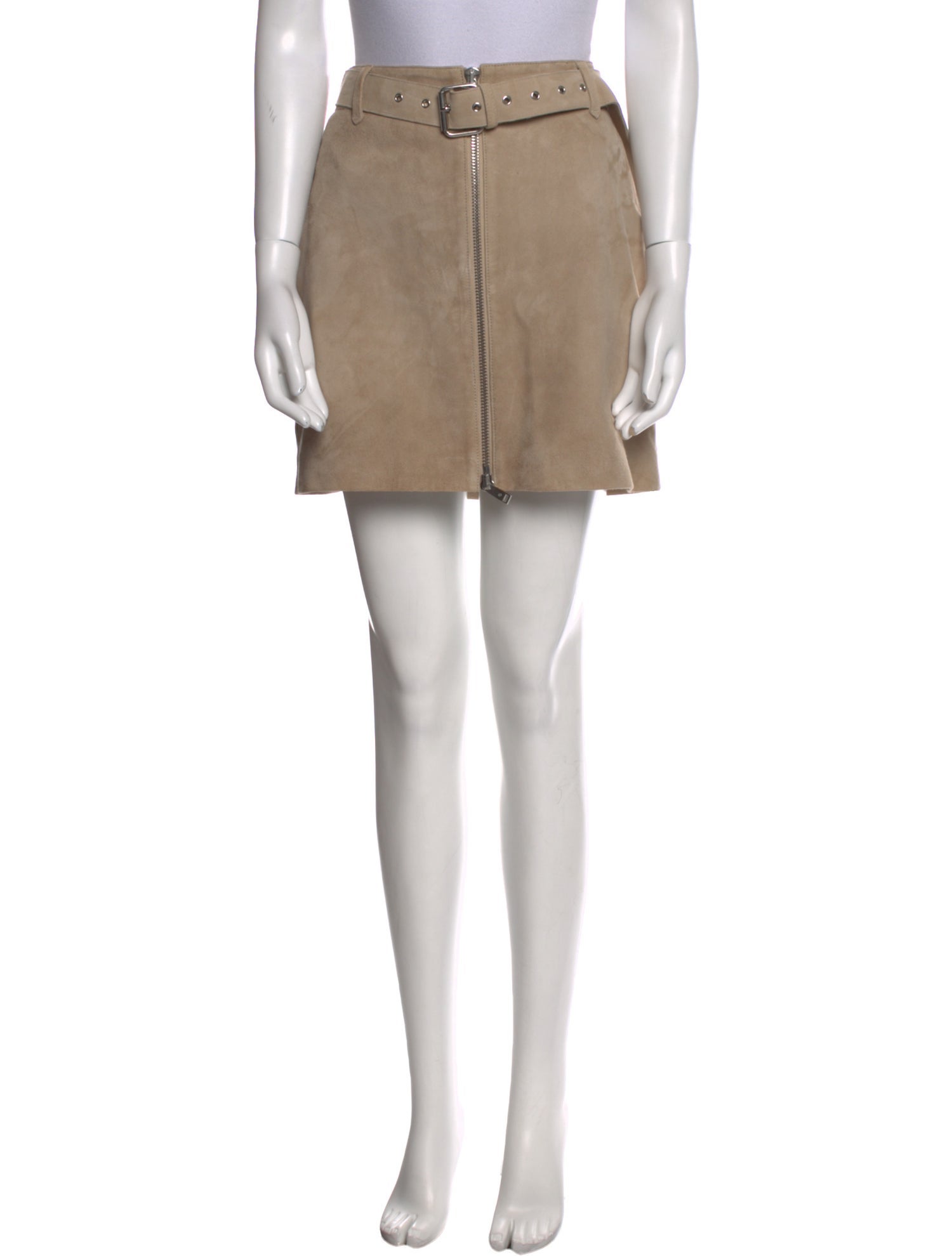 Anine Bing Suede Mini Skirt