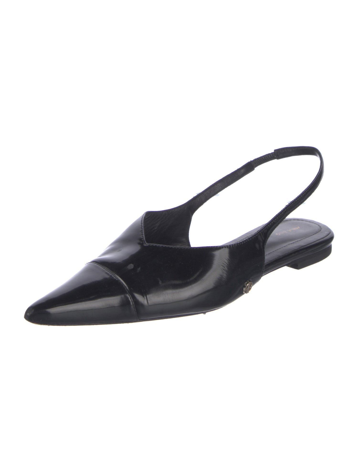 Anine Bing Leather Slingback Flats