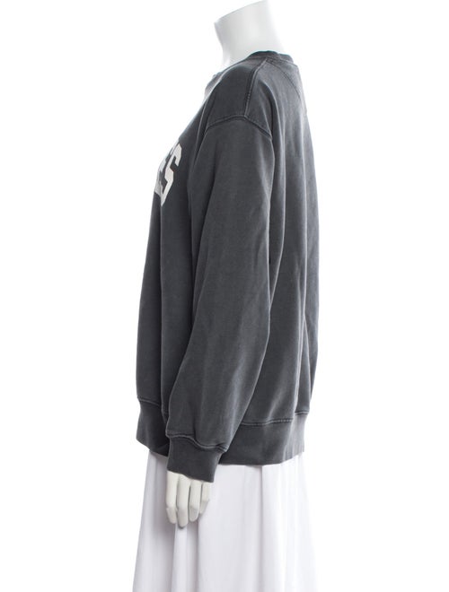 Anine Bing Graphic Print Crew Neck Sweatshirt