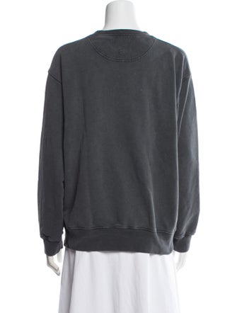 Anine Bing Graphic Print Crew Neck Sweatshirt