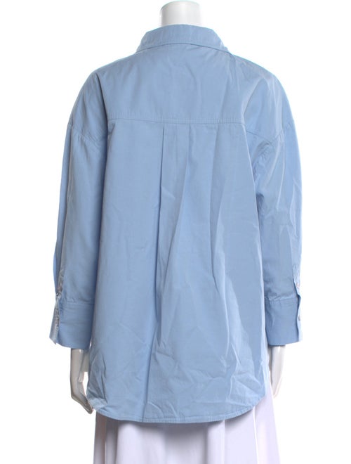 Anine Bing Long Sleeve Button-Up Top