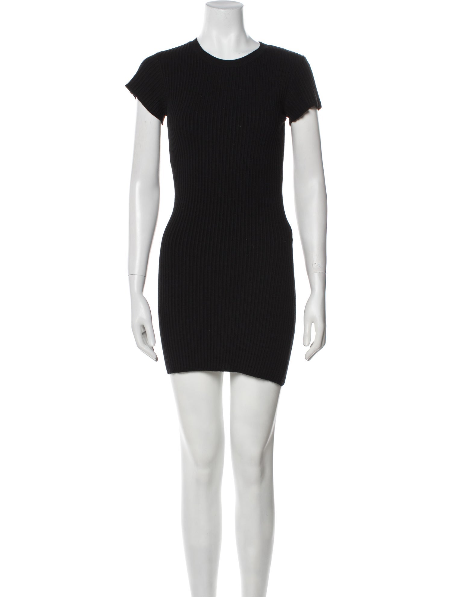 Anine Bing Crew Neck Mini Dress