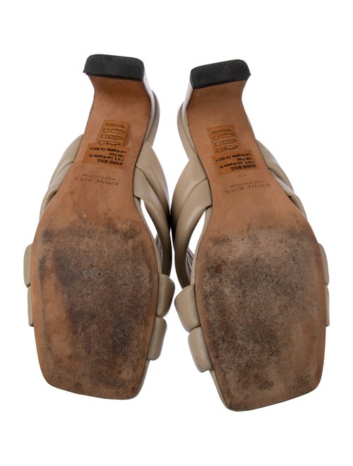 Anine Bing Leather Slides