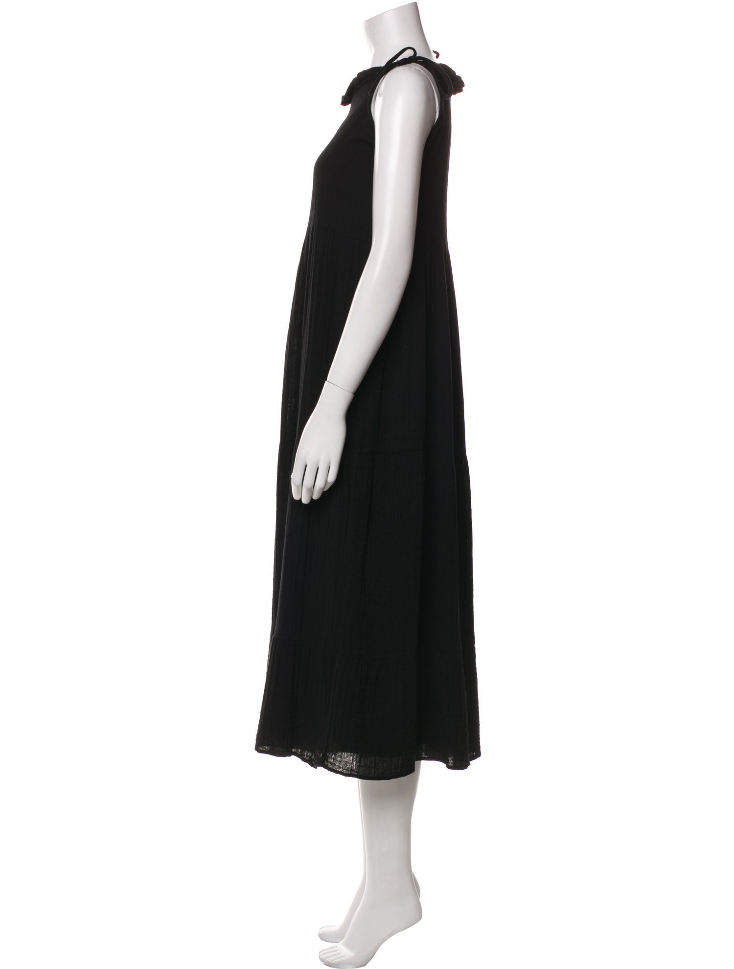 Anine Bing Scoop Neck Midi Length Dress