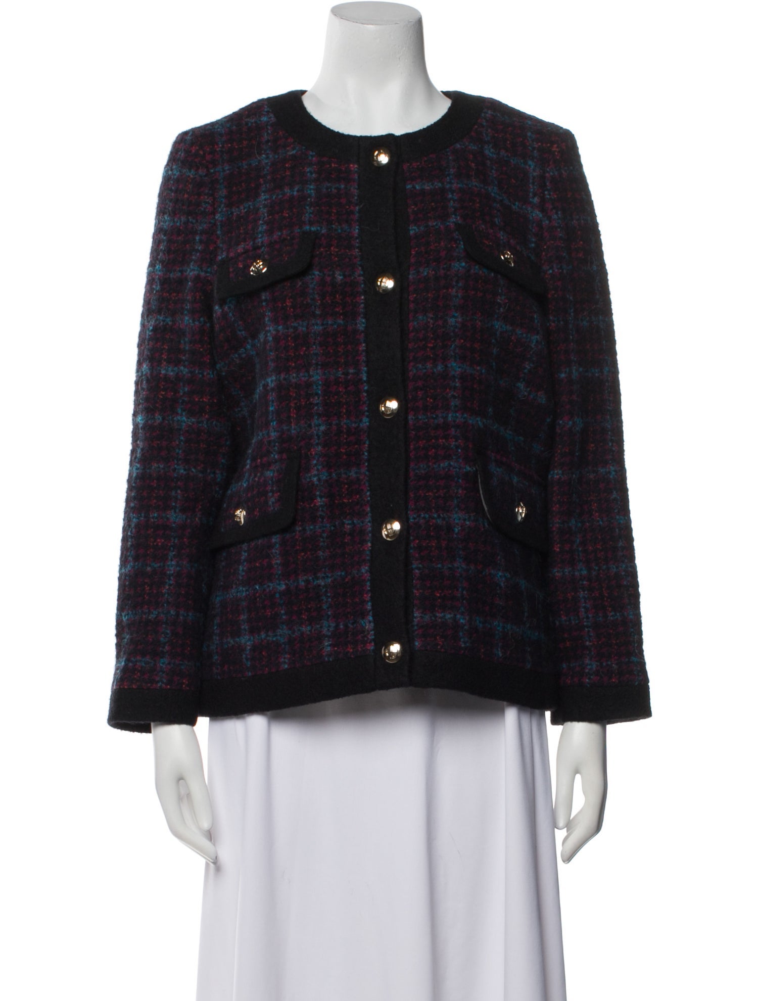 Anine Bing Plaid Print Jacket w/ Tags
