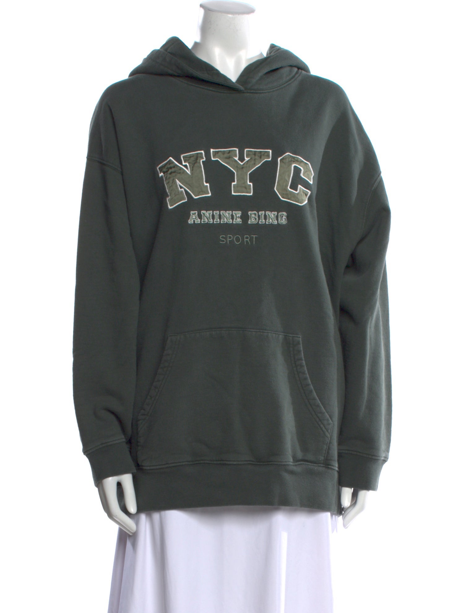 Anine Bing Graphic Print Crew Neck Sweatshirt