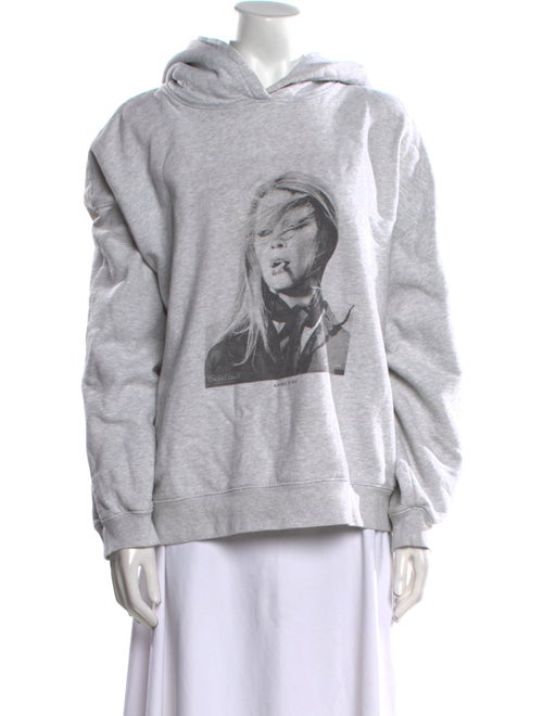 Anine Bing Graphic Print Cowl Neck Sweatshirt