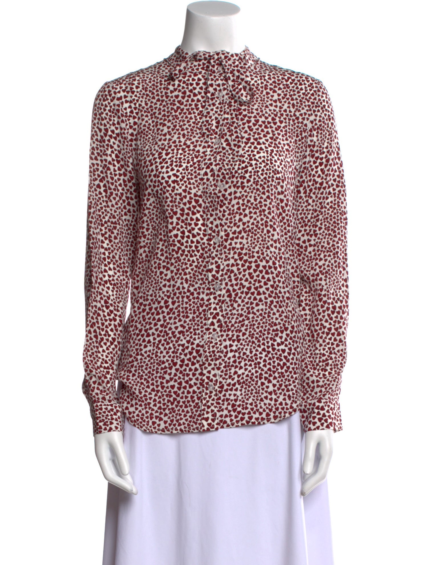 Anine Bing Silk Printed Blouse