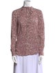 Anine Bing Silk Printed Blouse