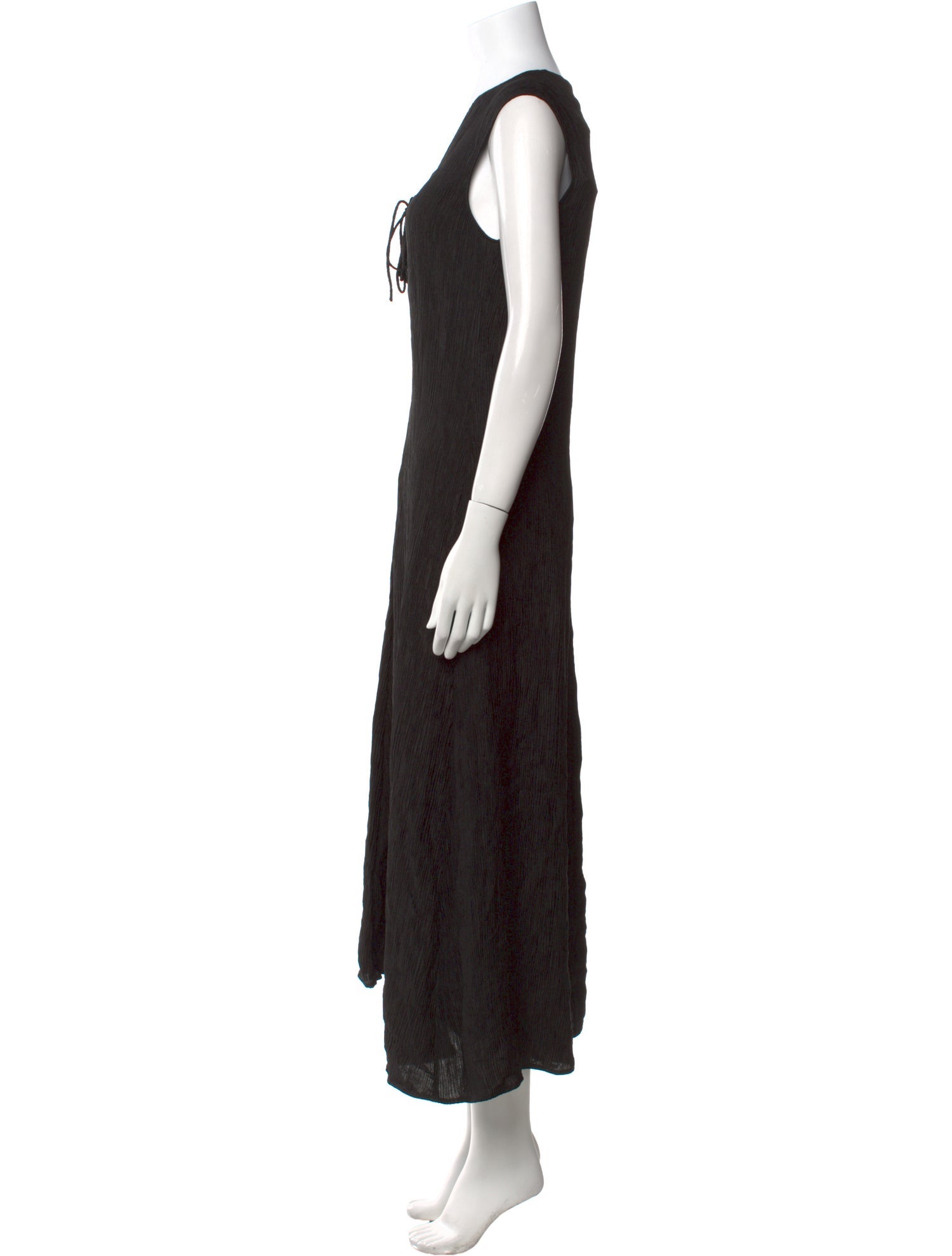 Anine Bing V-Neck Long Dress