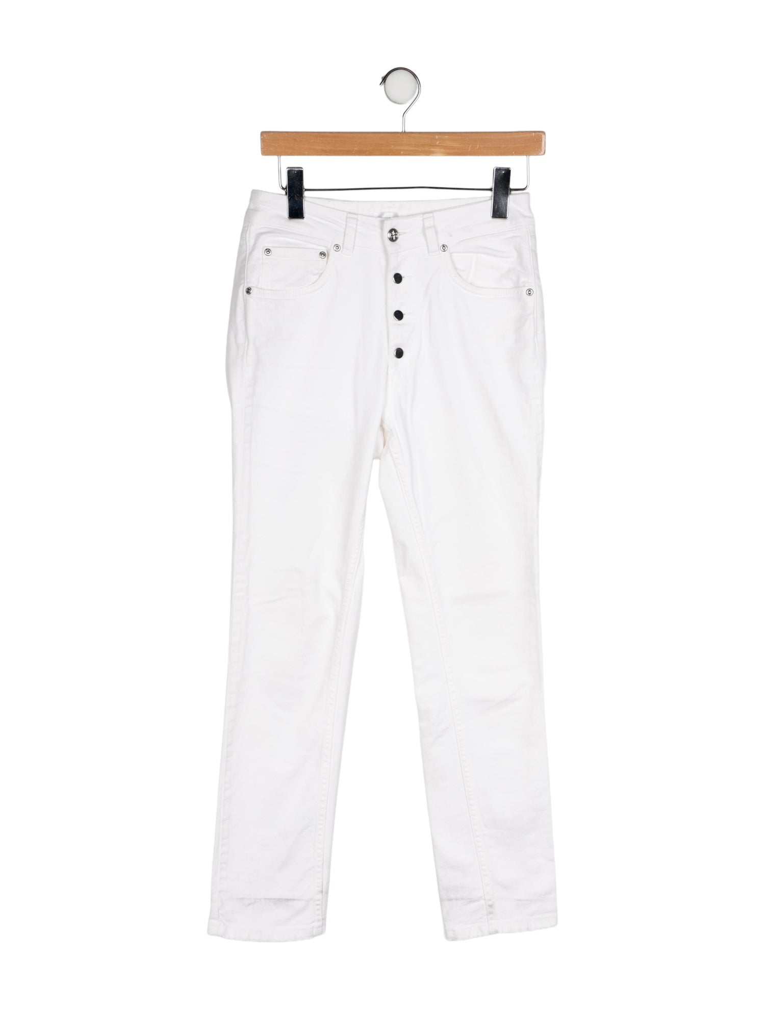 Anine Bing Mid-Rise Straight Leg Jeans
