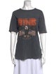 Anine Bing Graphic Print Crew Neck T-Shirt
