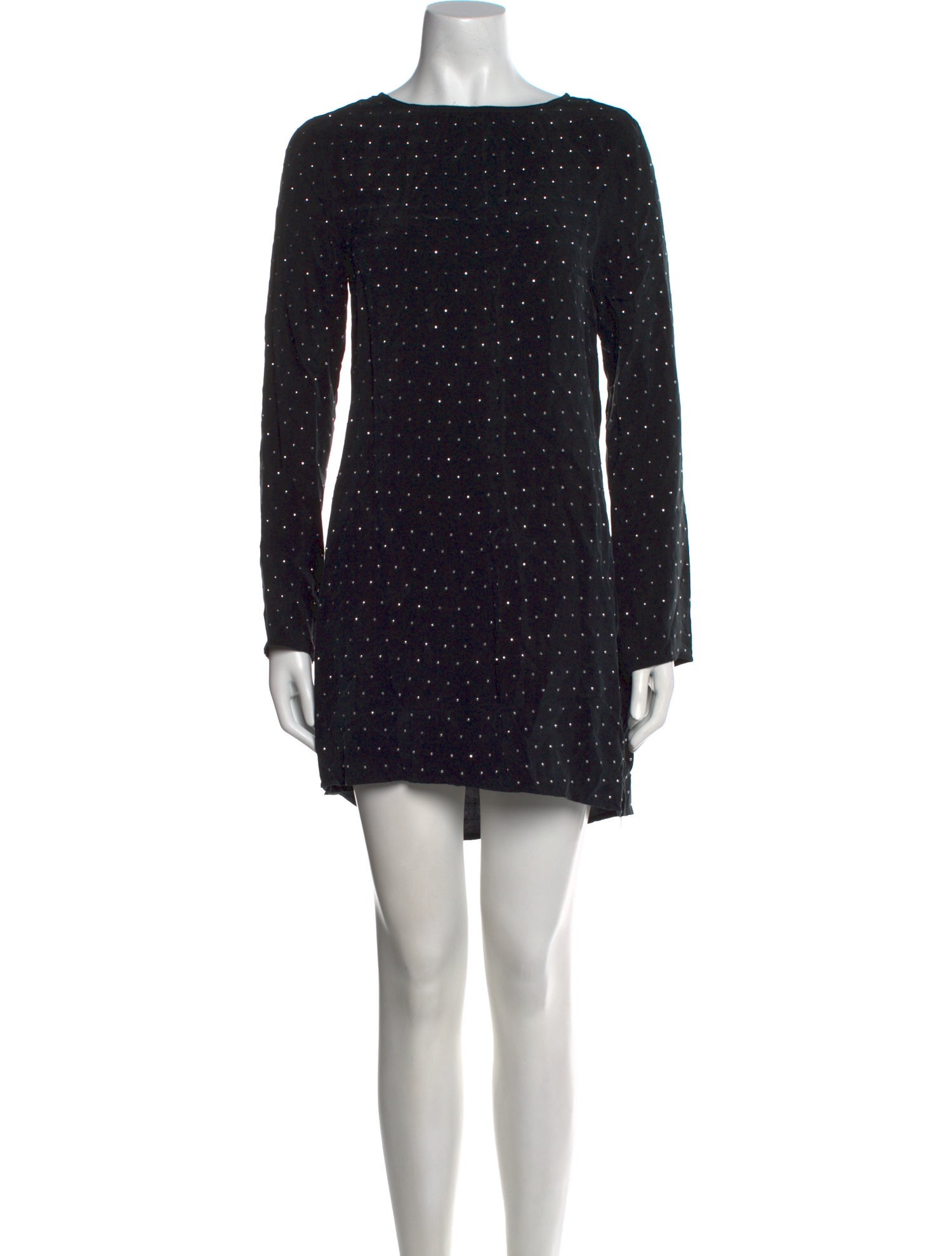 Anine Bing Polka Dot Print Mini Dress