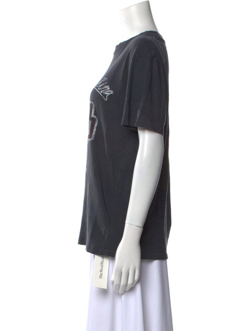 Anine Bing Graphic Print Crew Neck T-Shirt