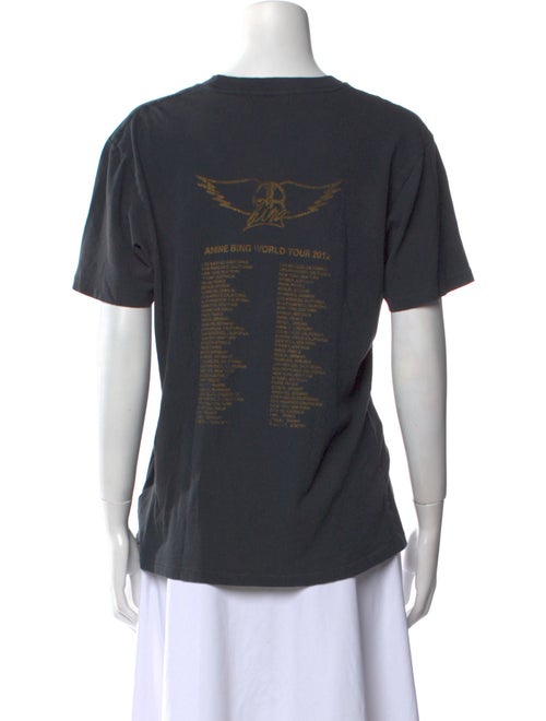 Anine Bing Graphic Print Crew Neck T-Shirt