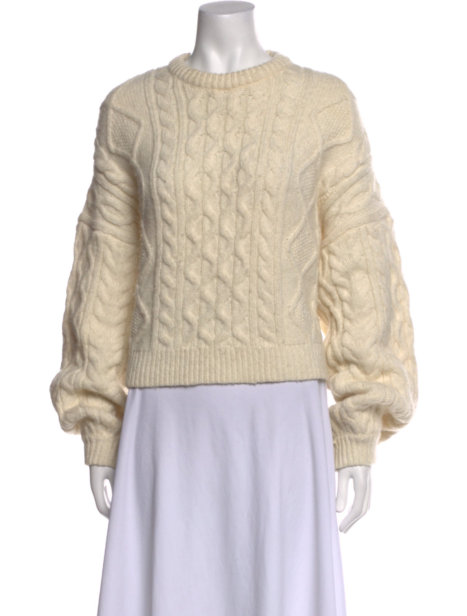 Anine Bing Alpaca Crew Neck Sweater