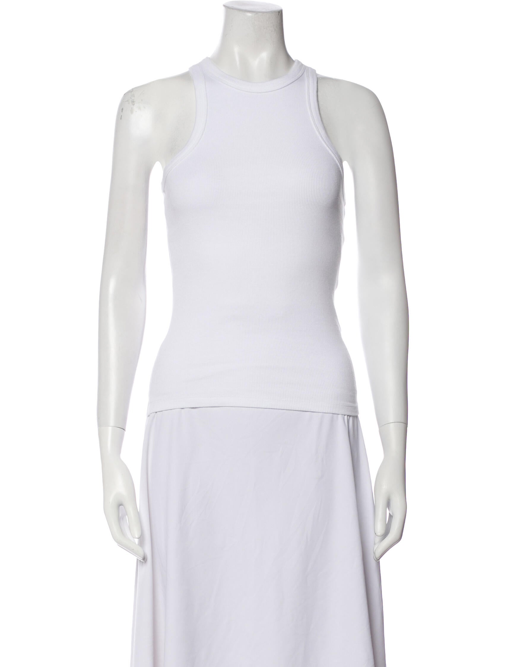 Anine Bing Crew Neck Sleeveless Top