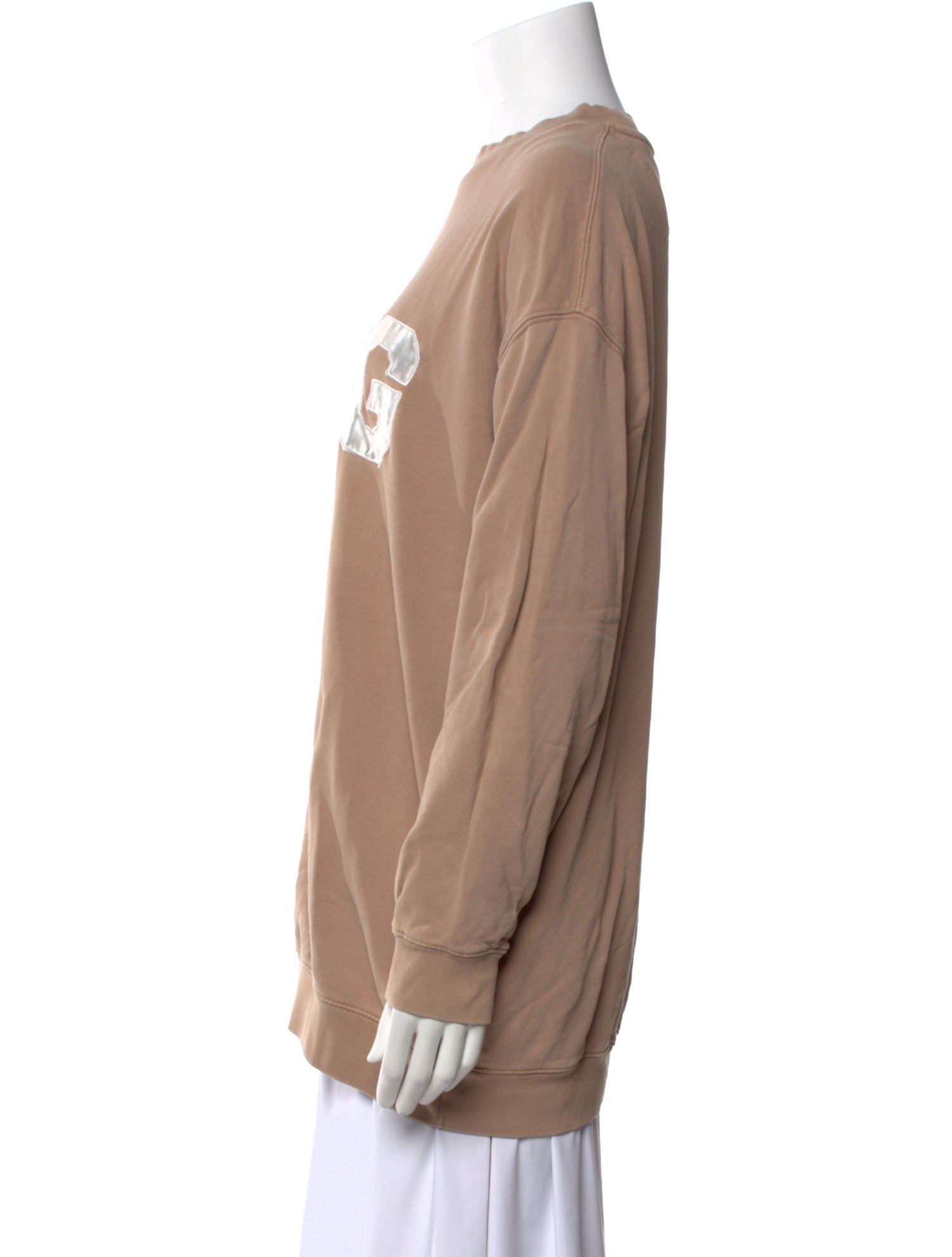 Anine Bing Graphic Print Crew Neck Sweater