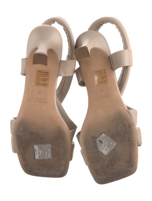 Anine Bing Leather Slingback Sandals
