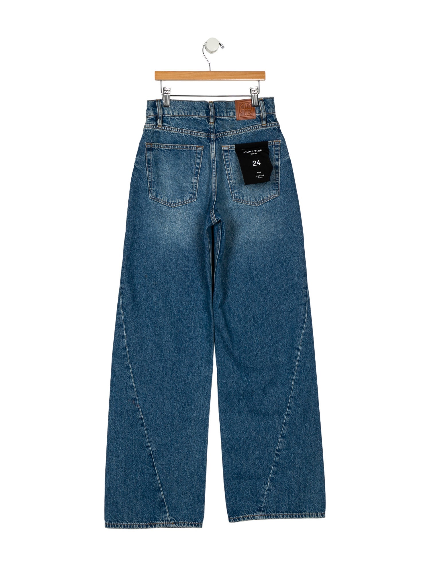 Anine Bing High-Rise Wide Leg Jeans w/ Tags
