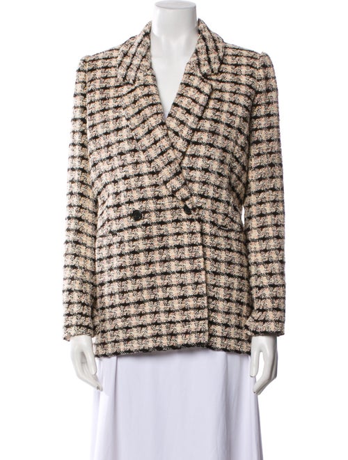 Anine Bing Tweed Pattern Blazer