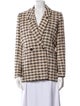 Anine Bing Tweed Pattern Blazer