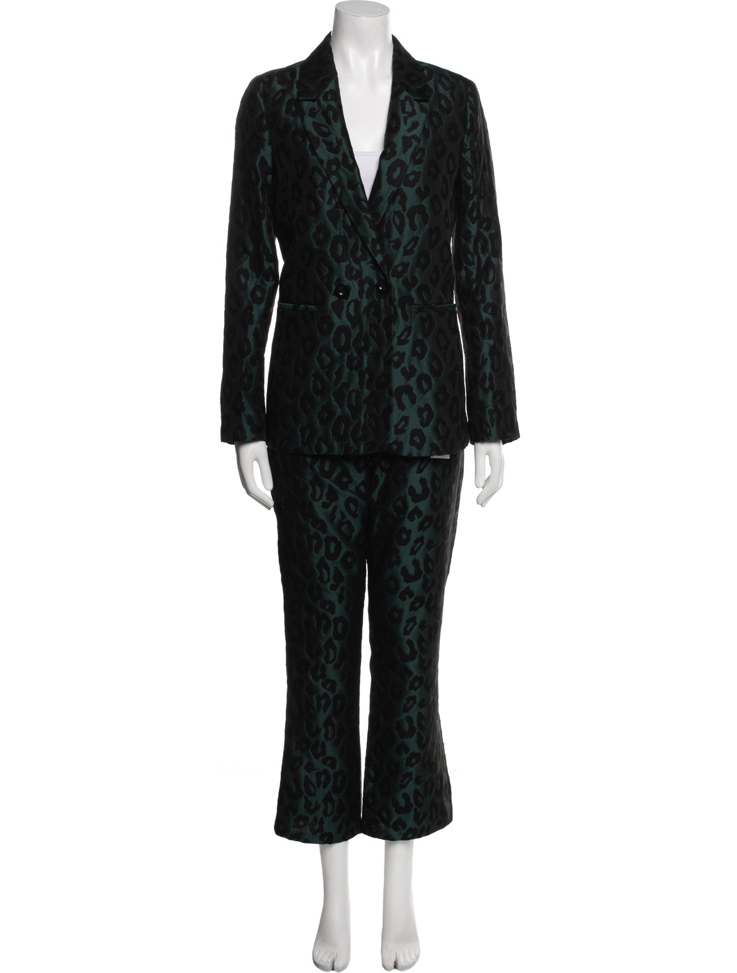 Anine Bing Animal Print Pantsuit