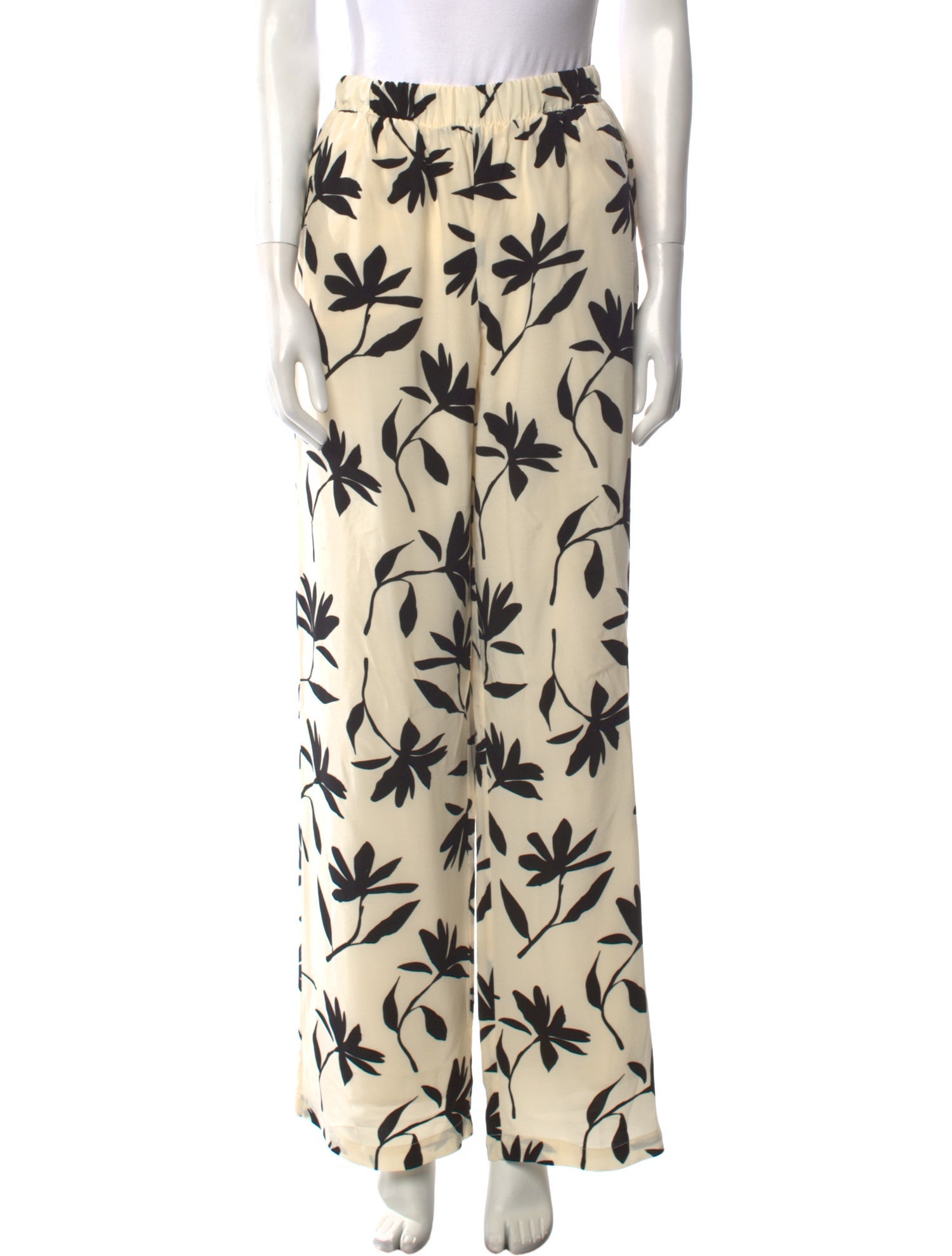 Anine Bing Printed Wide Leg Pants