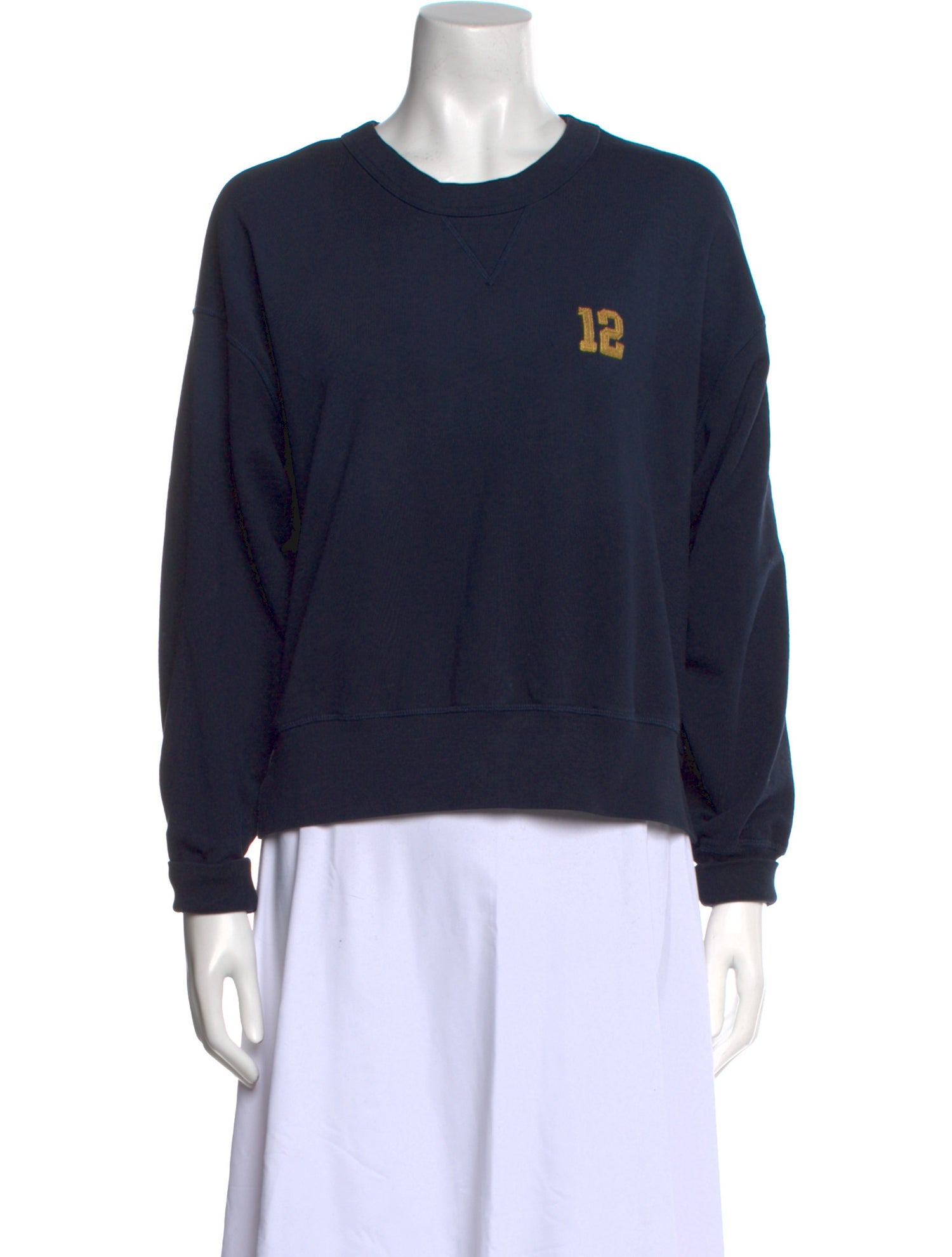 Anine Bing Crew Neck Long Sleeve Sweatshirt