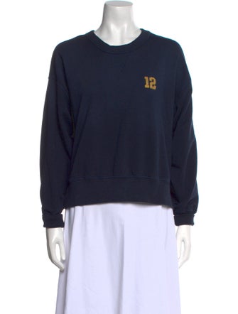 Anine Bing Crew Neck Long Sleeve Sweatshirt