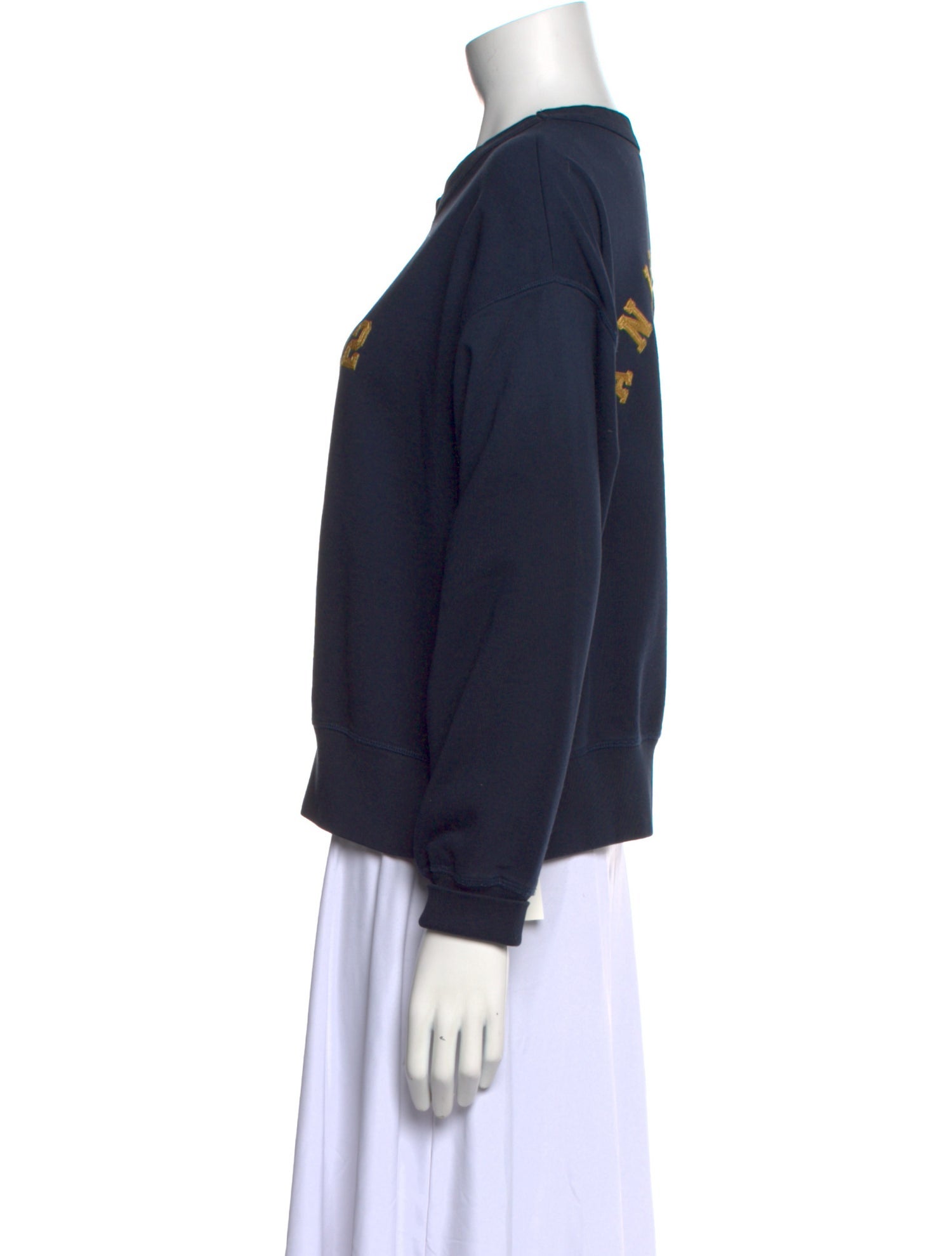 Anine Bing Crew Neck Long Sleeve Sweatshirt