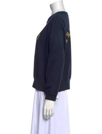 Anine Bing Crew Neck Long Sleeve Sweatshirt