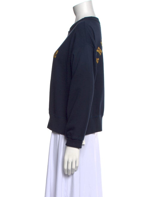 Anine Bing Crew Neck Long Sleeve Sweatshirt