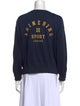 Anine Bing Crew Neck Long Sleeve Sweatshirt
