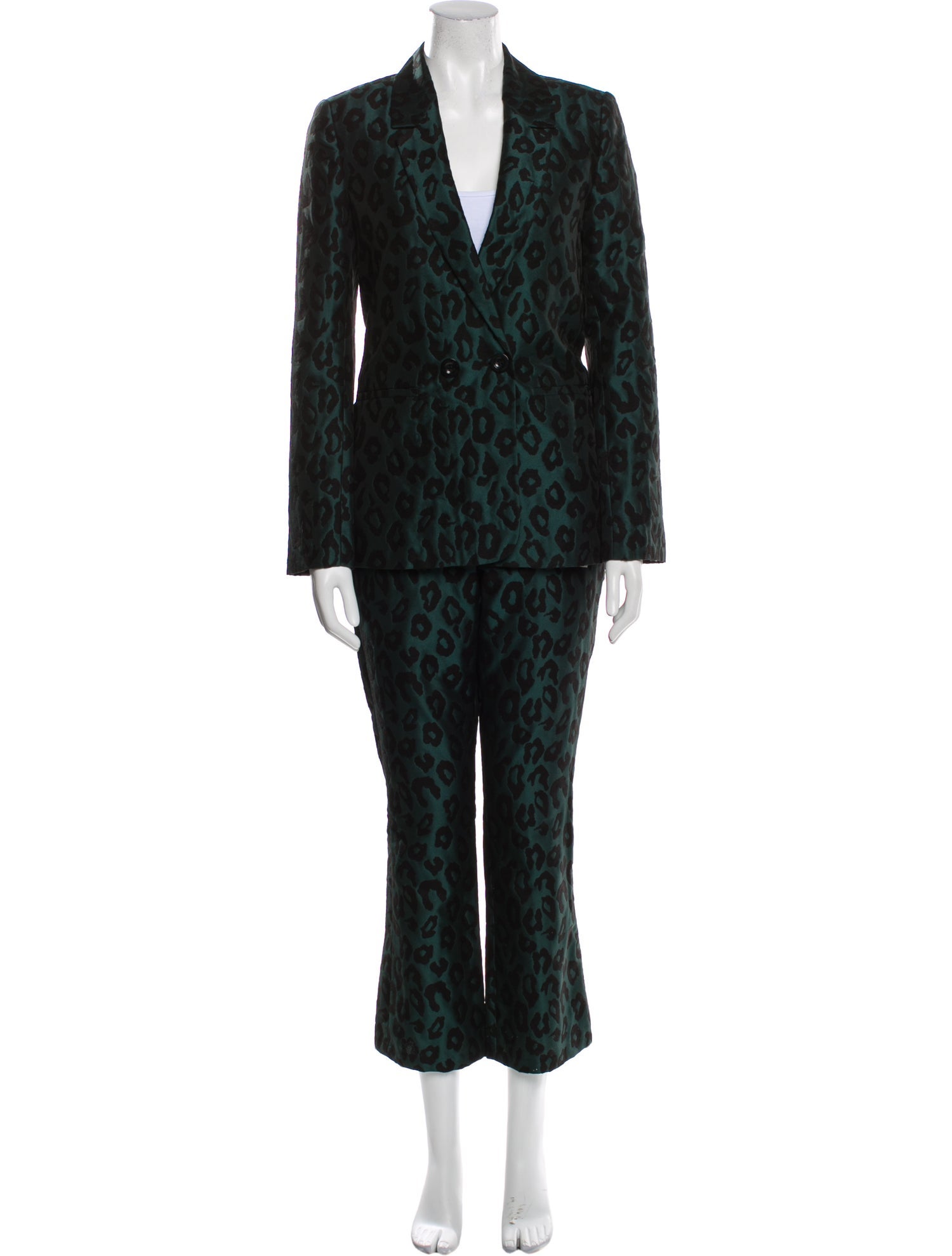 Anine Bing Animal Print Pantsuit