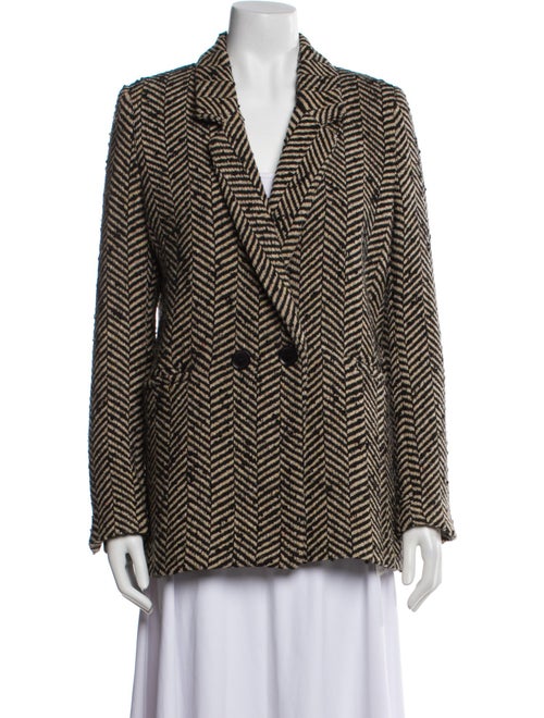 Anine Bing Tweed Printed Blazer