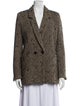 Anine Bing Tweed Printed Blazer