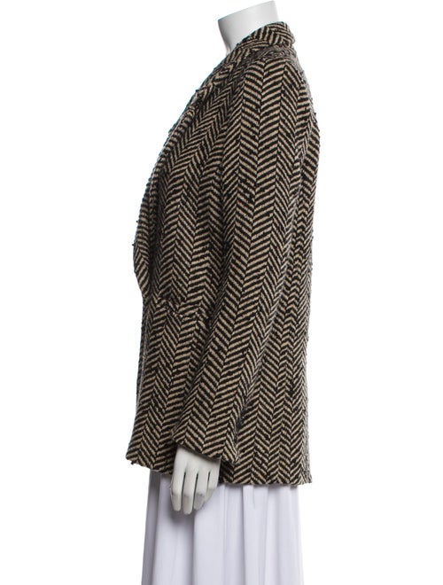 Anine Bing Tweed Printed Blazer