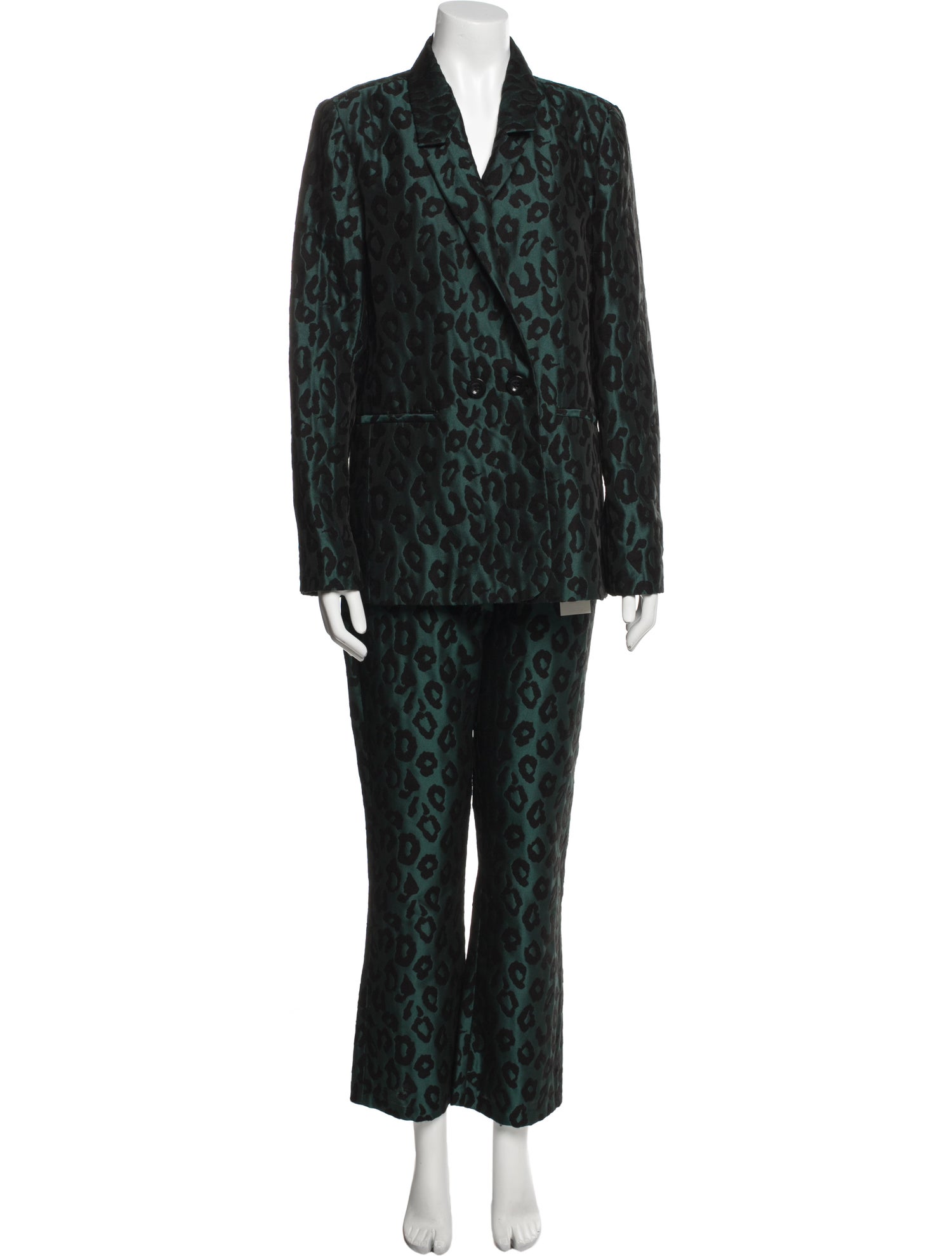 Anine Bing Animal Print Pantsuit