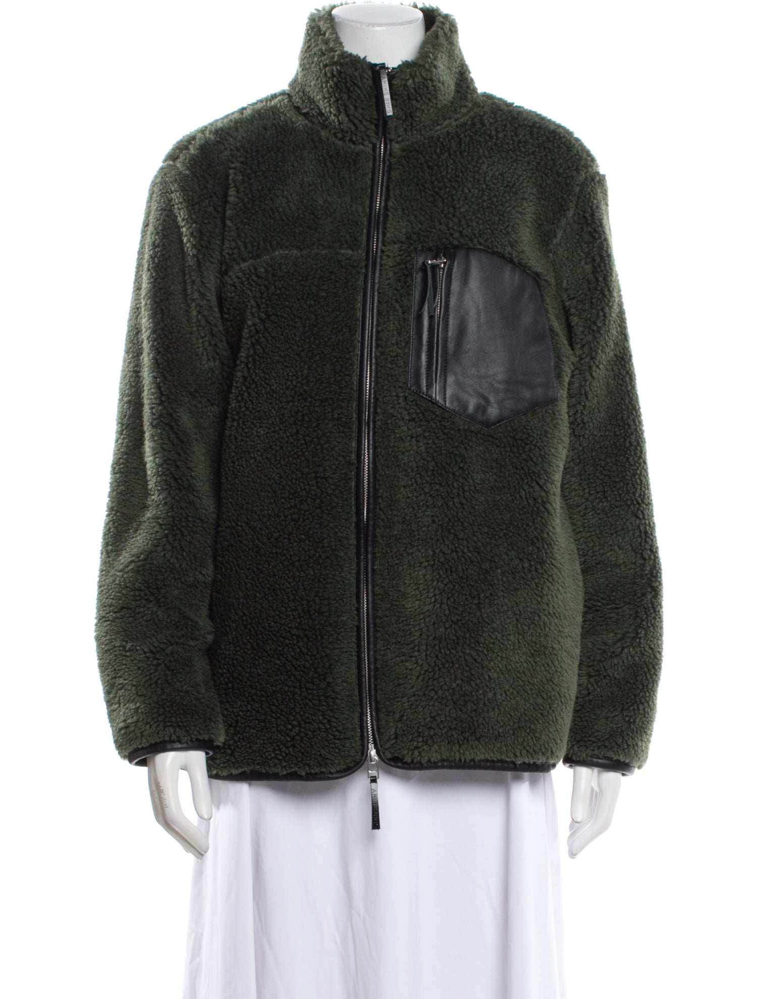 Anine Bing Faux Fur Faux Fur Jacket