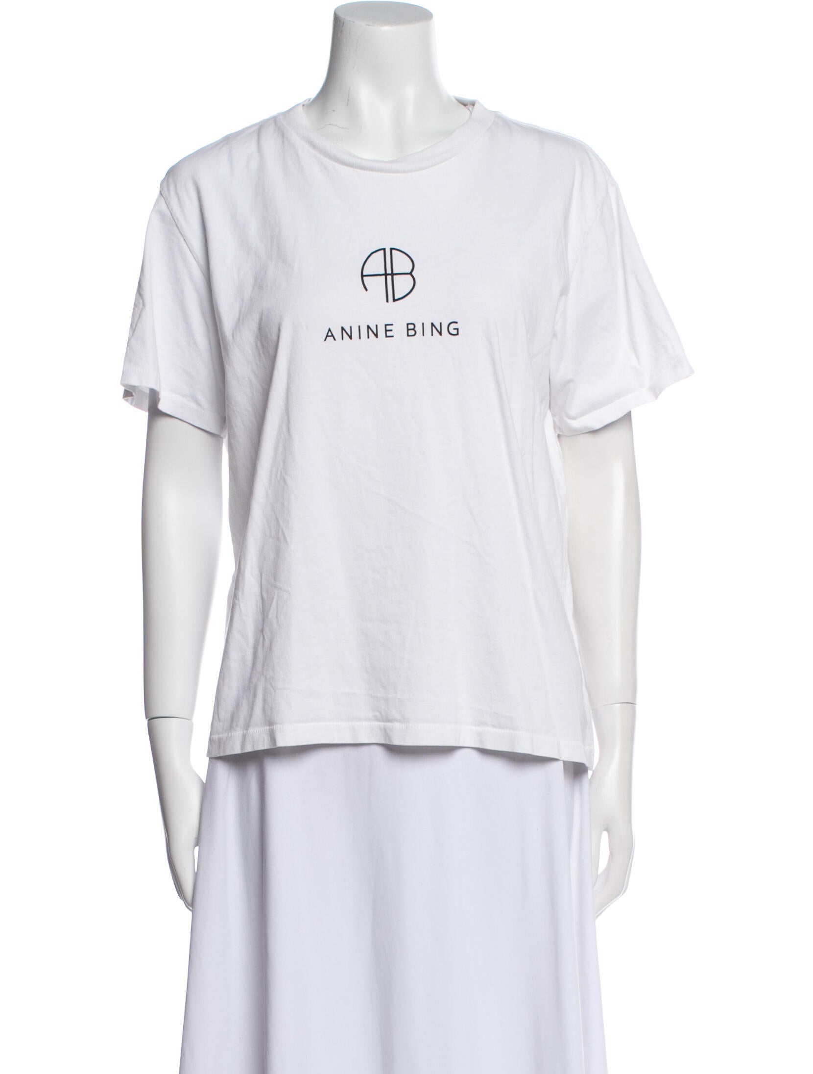 Anine Bing Graphic Print Crew Neck T-Shirt