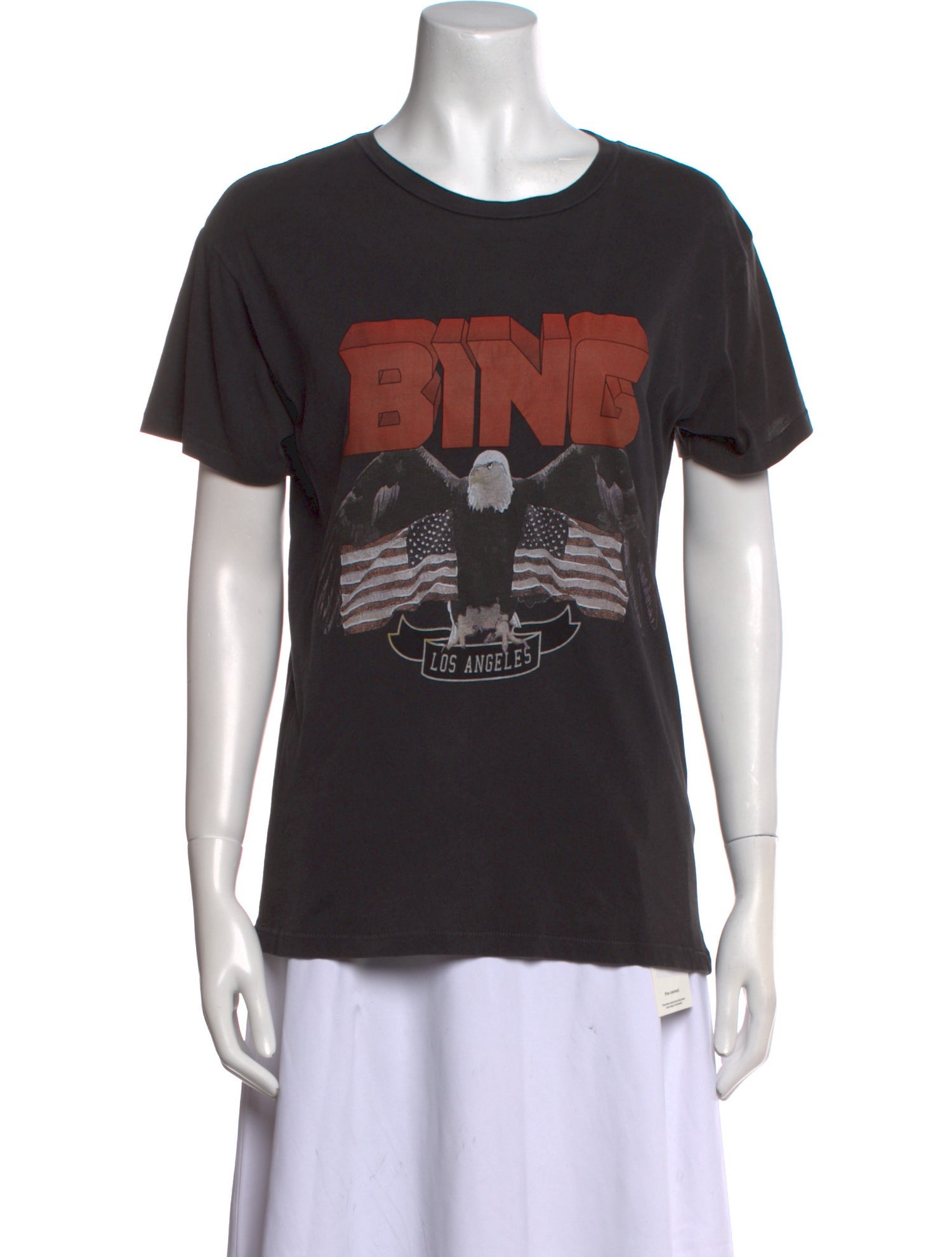 Anine Bing Graphic Print Crew Neck T-Shirt