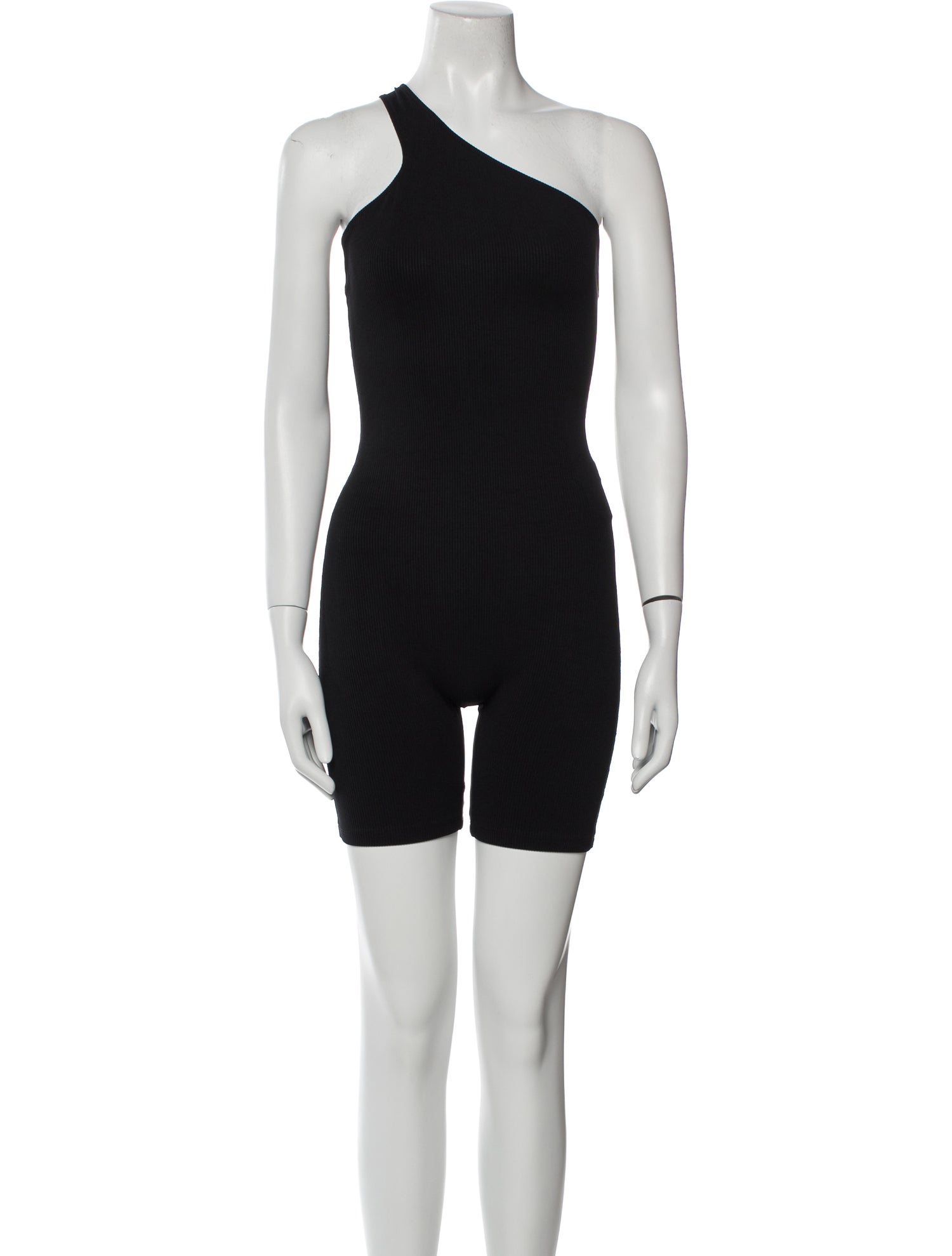 Anine Bing One-Shoulder Romper