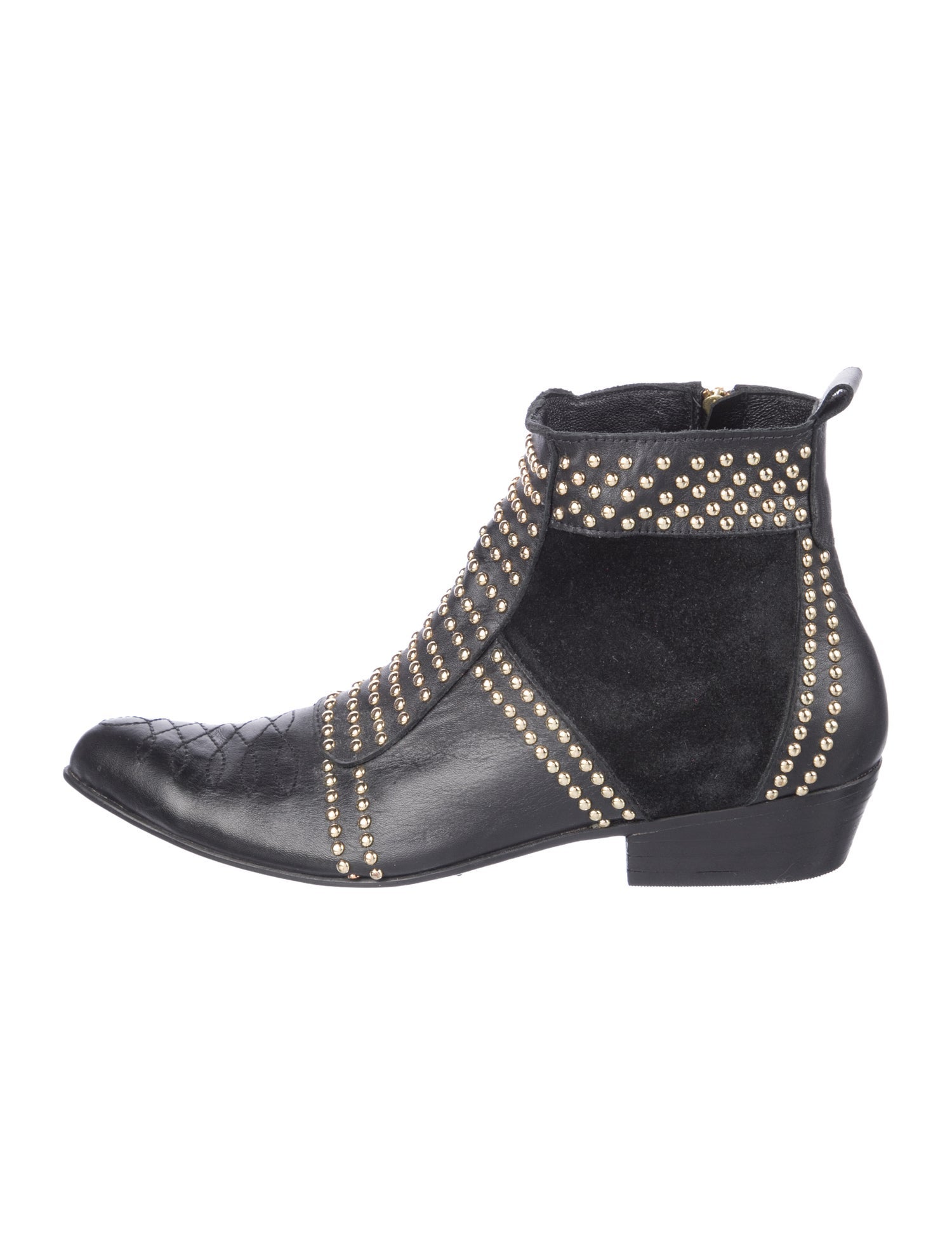 Anine Bing Leather Patterned Boots
