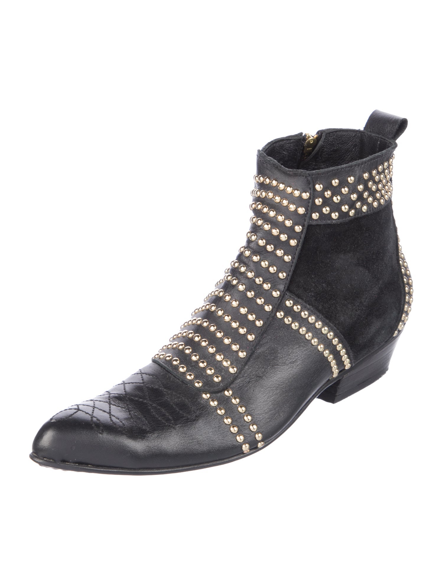 Anine Bing Leather Patterned Boots
