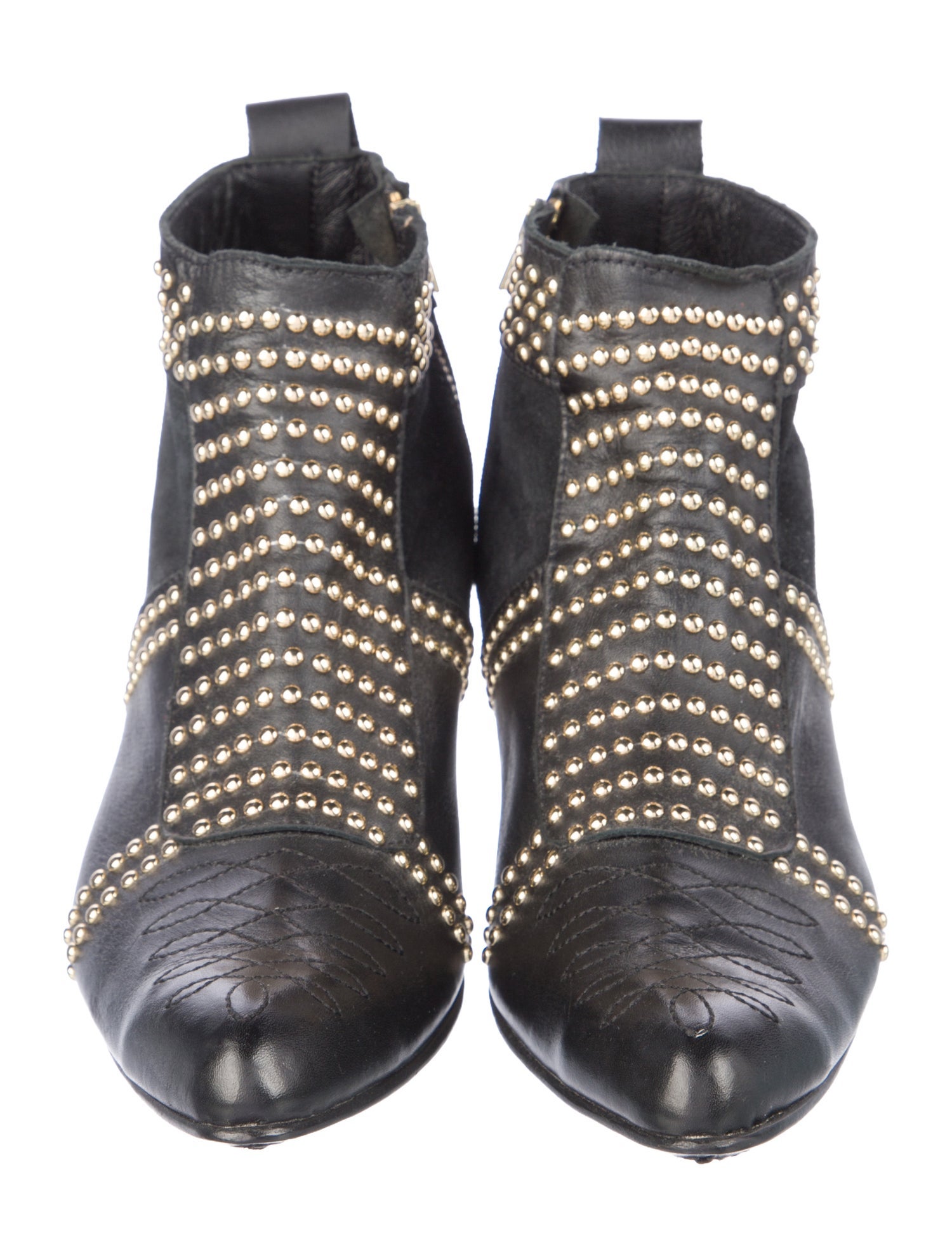 Anine Bing Leather Patterned Boots