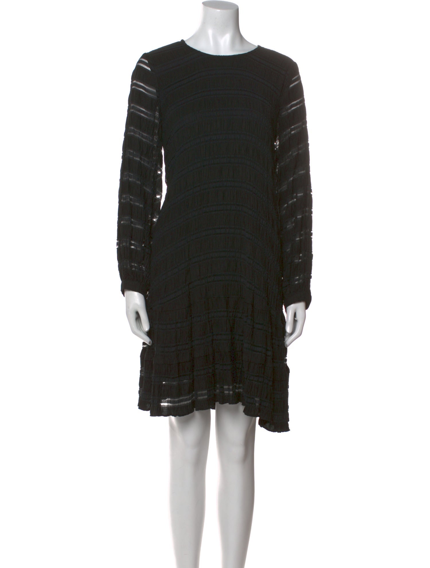 Anine Bing Scoop Neck Knee-Length Dress