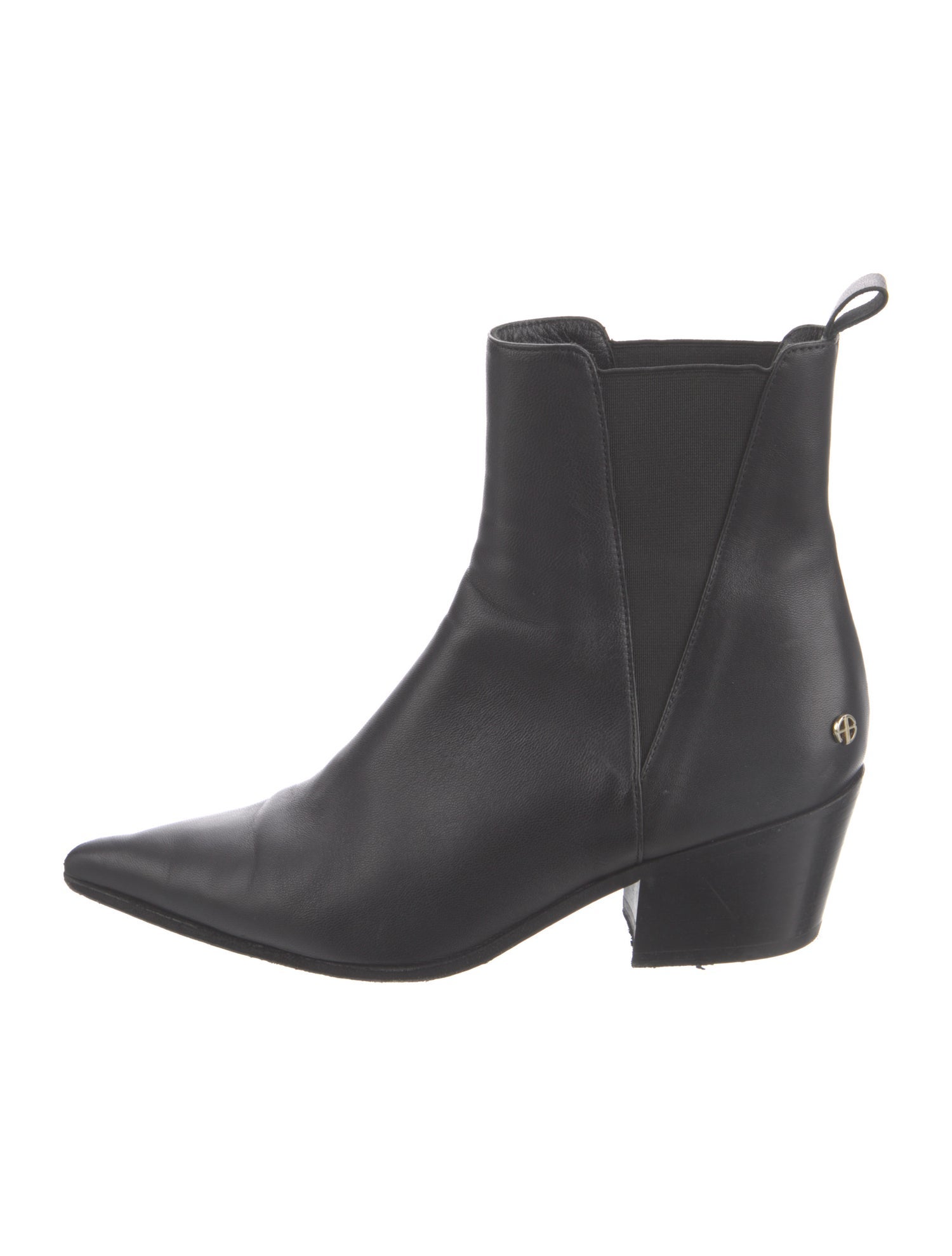 Anine Bing Leather Chelsea Boots