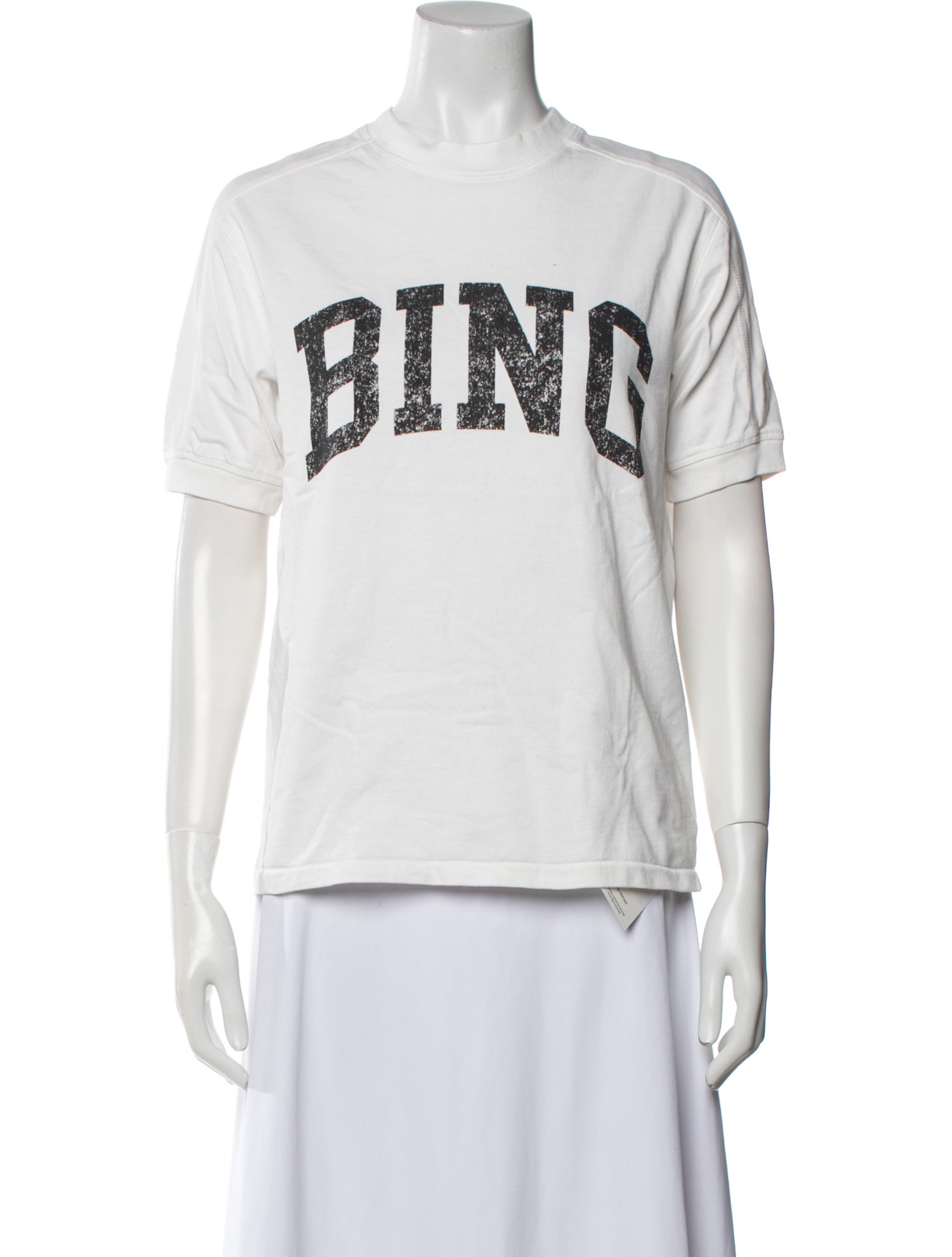 Anine Bing Graphic Print Crew Neck T-Shirt