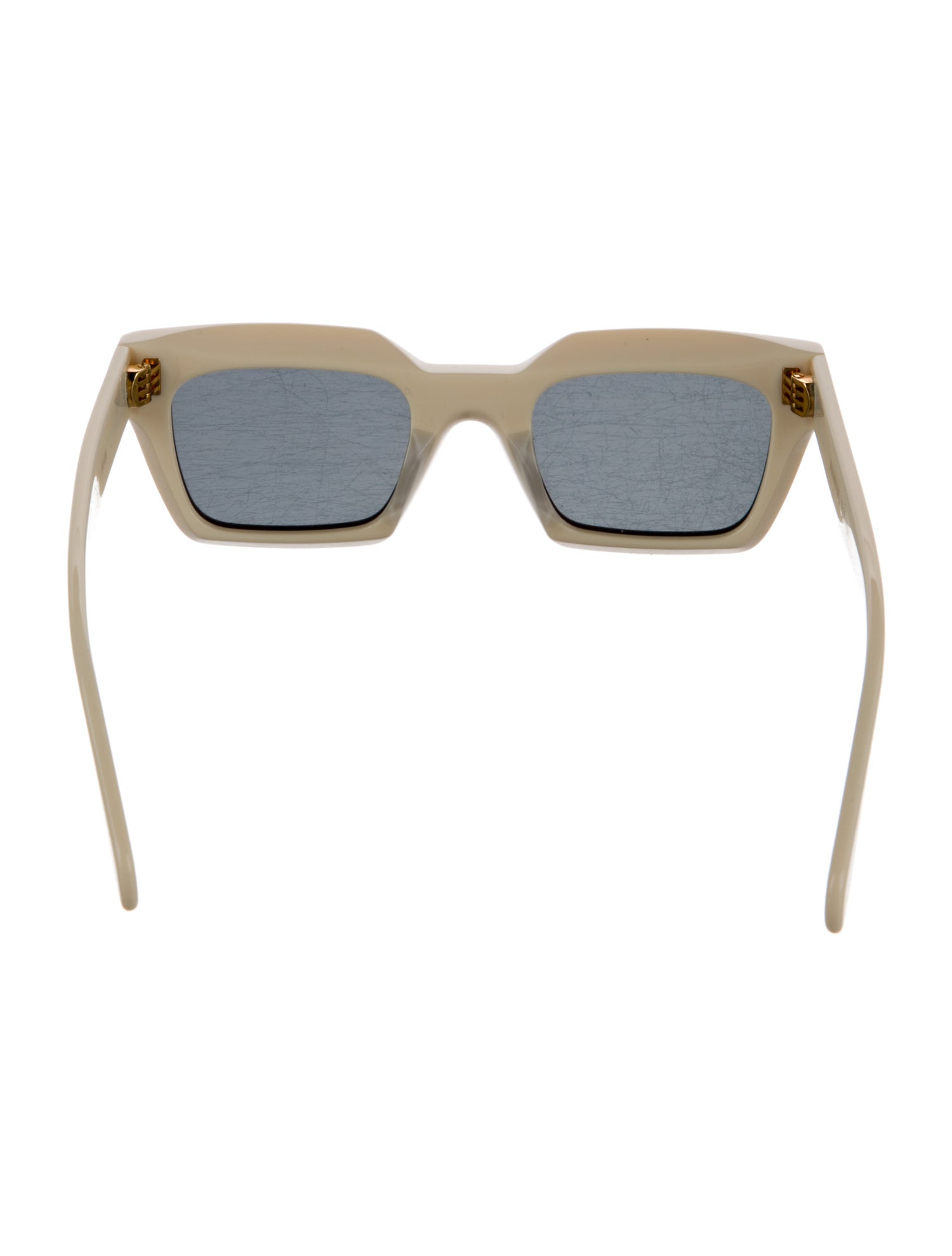 Anine Bing Square Mirrored Sunglasses